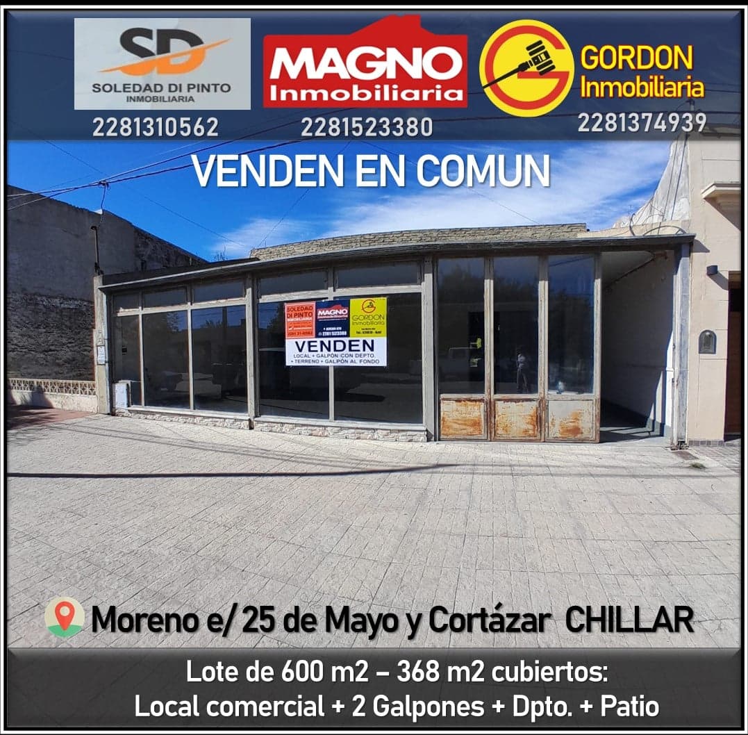 LOCAL + GALPON EN CHILLAR