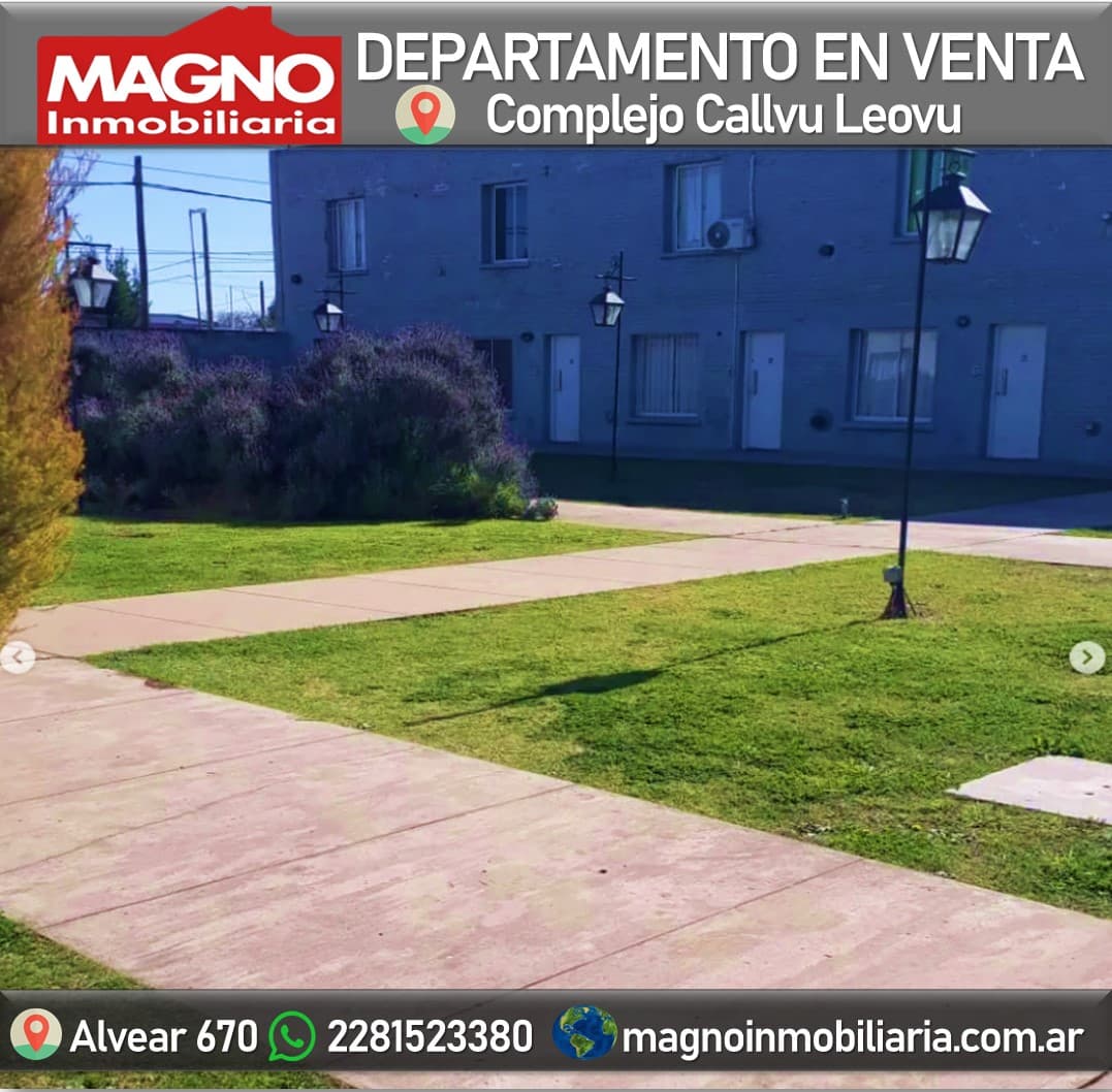 Departamento en Complejo Callvu Leovu